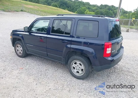 2015 Jeep Patriot Sport из США, поврежденный, VIN 1C4NJRBB6FD214126